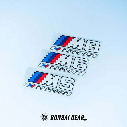 BMW M Power M2 M3 M4 M5 M6 M8 Lightweight Custom Pixel-Art Badge Sticker
