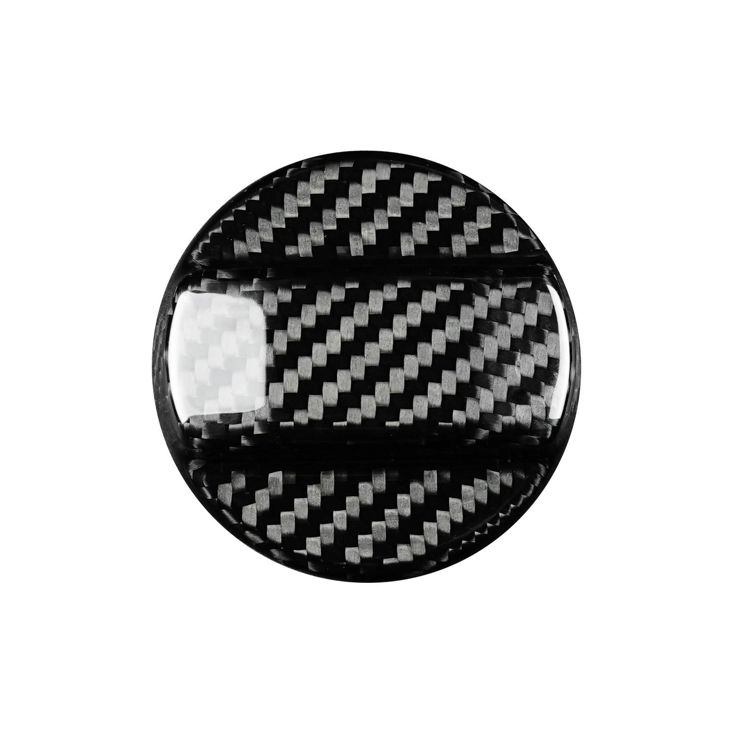 Volkswagen Golf Sagitar MK5 Dry Carbon Fiber Inner Fuel Filler Cap Cover