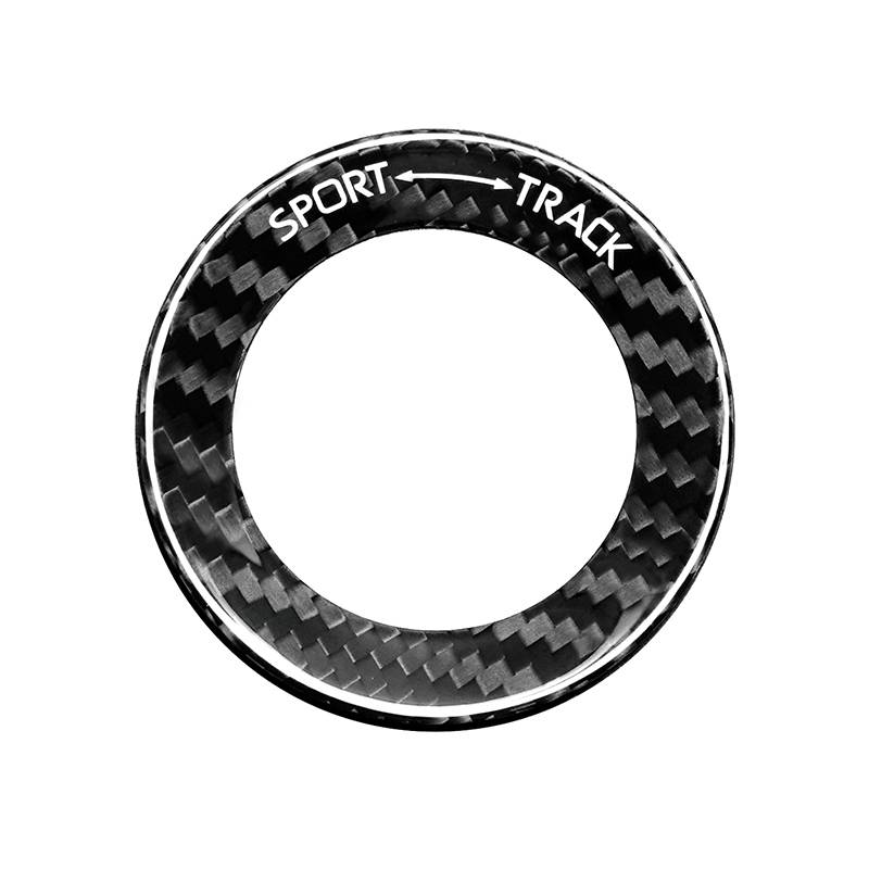 Toyota Corolla Yaris Dry Carbon Fiber Control Knob Trim