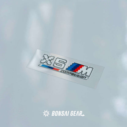BMW M Power X3M X4M X5M Lightweight Custom Premium Pixel-Art Badge Sticker