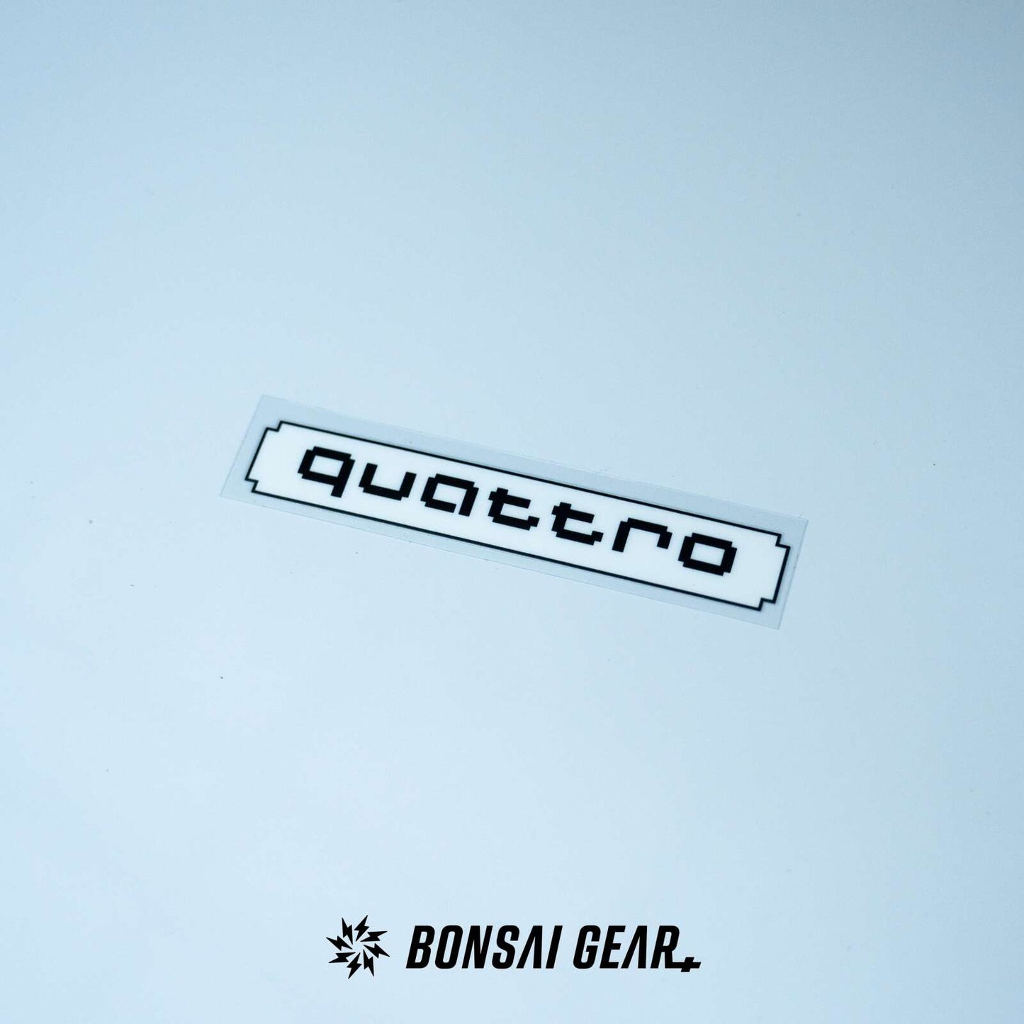 奥迪allroad quattro像素风轻量化个性赛用车标贴纸