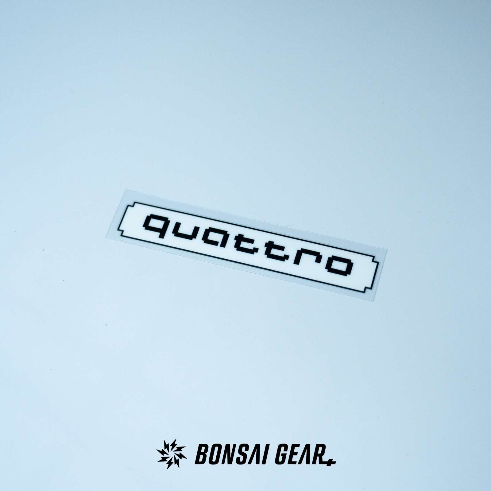 奥迪allroad quattro像素风轻量化个性赛用车标贴纸