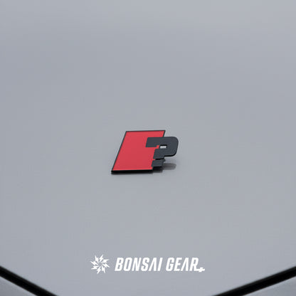 Audi Universal Transparent Acrylic Question Mark Badge Emblem