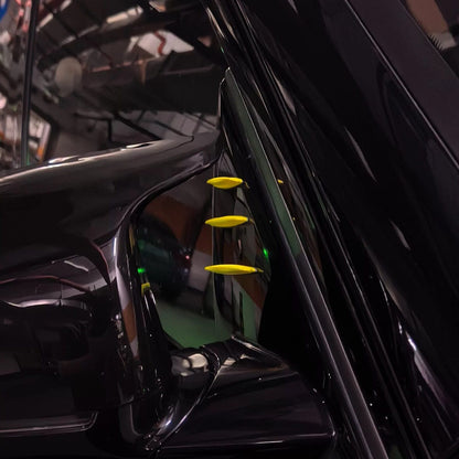 Universal Car Noise-Reducing 3D-Printed Carbon Fiber Aero Deflector Fins
