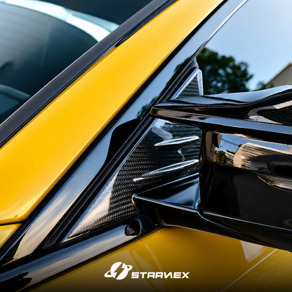 BMW M2 M3 M4 G-Chassis 2/3/4 Series Dry Carbon Fiber Noise-Reducing Wind Deflectors