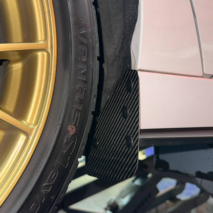 Next-Generation Mazda 3 Axela Rear Wheel Dry Carbon Fiber Mud Flaps