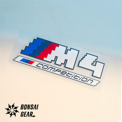 BMW M Power M2 M3 M4 M5 M6 M8 Lightweight Custom Pixel-Art Badge Sticker