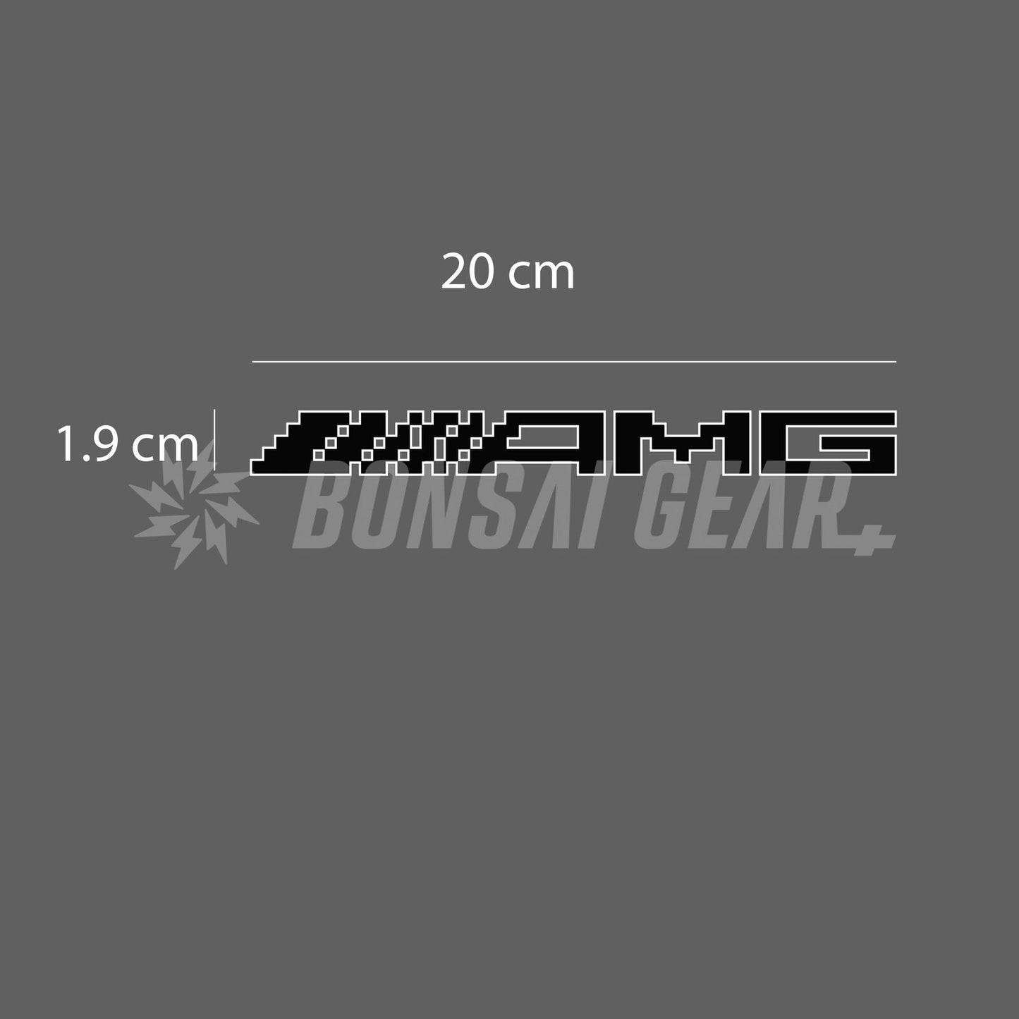梅赛德斯-奔驰 奔驰amg轻量化定制像素风贴纸
