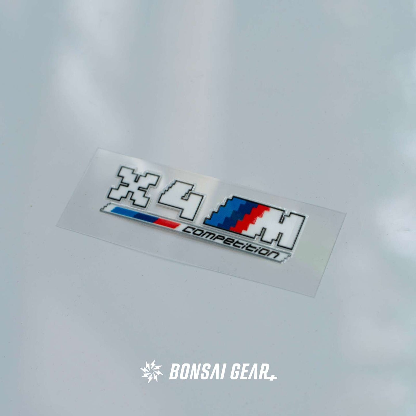 宝马BMW mpower x3mx4mx5m轻量化定制个性高级像素风车标贴纸