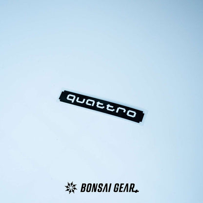 Audi Allroad Quattro Pixel-Art Lightweight Racing Badge Sticker
