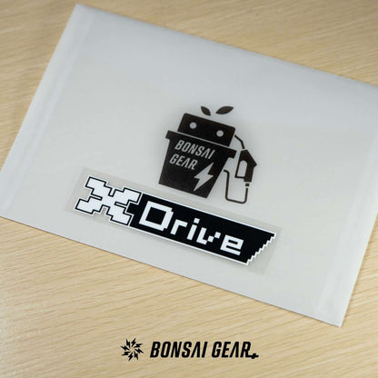 BMW XDrive Four-Wheel Drive System Pixel-Art Personality Emblem