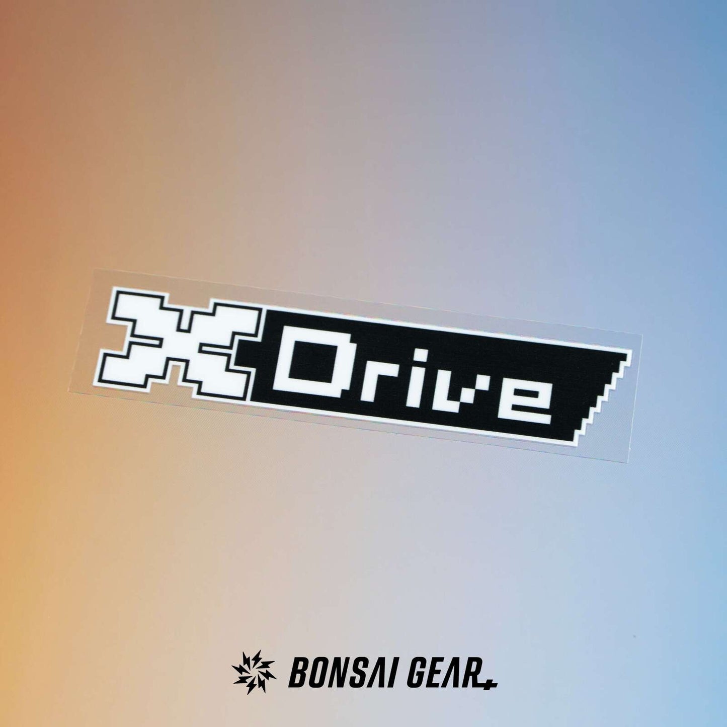 宝马BMW四驱系统像素风个性标志XDrive