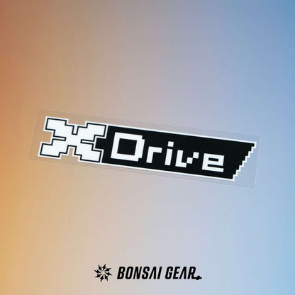 BMW XDrive Four-Wheel Drive System Pixel-Art Personality Emblem