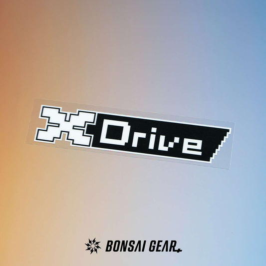 宝马BMW四驱系统像素风个性标志XDrive
