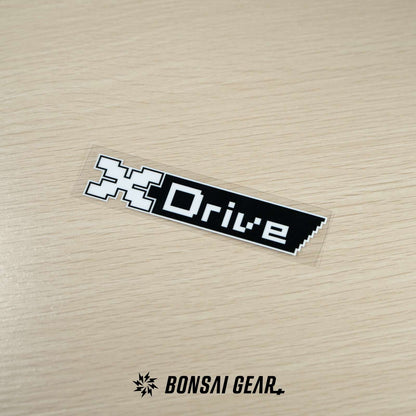 BMW XDrive Four-Wheel Drive System Pixel-Art Personality Emblem