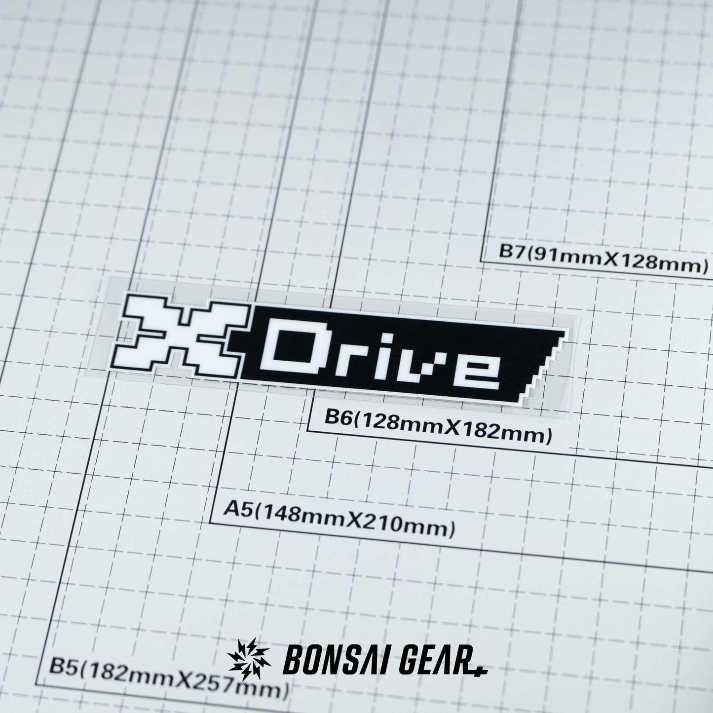 宝马BMW四驱系统像素风个性标志XDrive