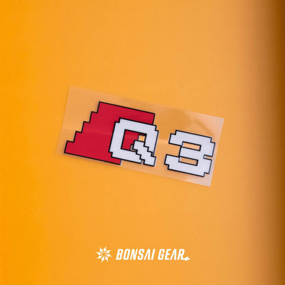 Audi Q-Series Pixel-Art Lightweight Badge Sticker