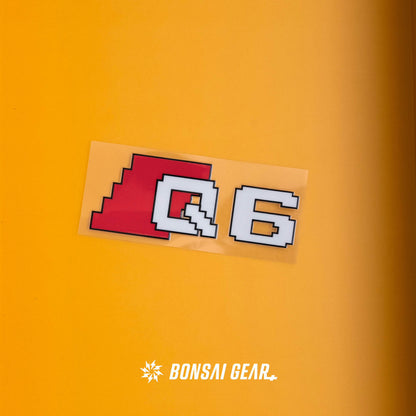 Audi Q-Series Pixel-Art Lightweight Badge Sticker