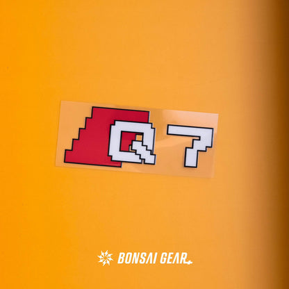 Audi Q-Series Pixel-Art Lightweight Badge Sticker