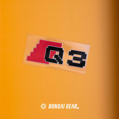 Audi Q-Series Pixel-Art Lightweight Badge Sticker