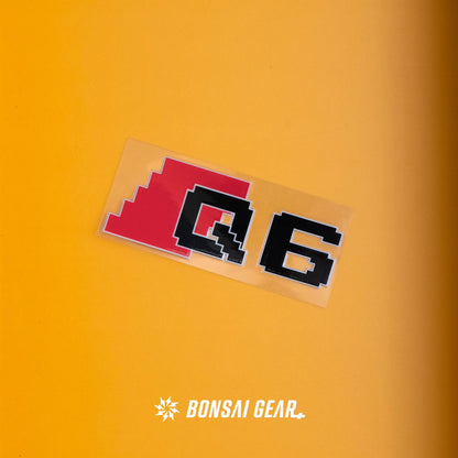 Audi Q-Series Pixel-Art Lightweight Badge Sticker