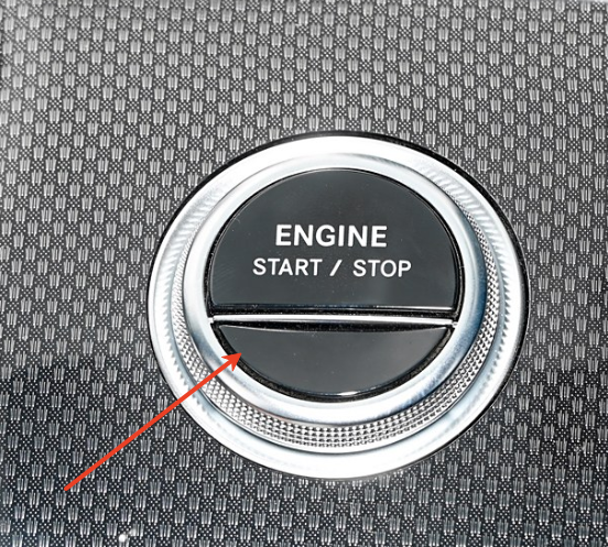 Mercedes-Benz C-Class S-Class GLC Dry Carbon Fiber Engine Start/Stop Button Cover