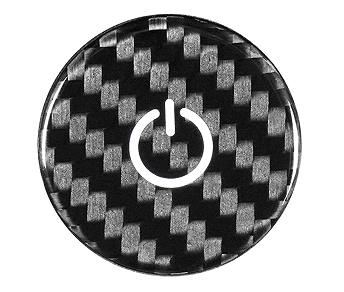 Porsche Taycan Dry Carbon Fiber Engine Start/Stop Button Cover