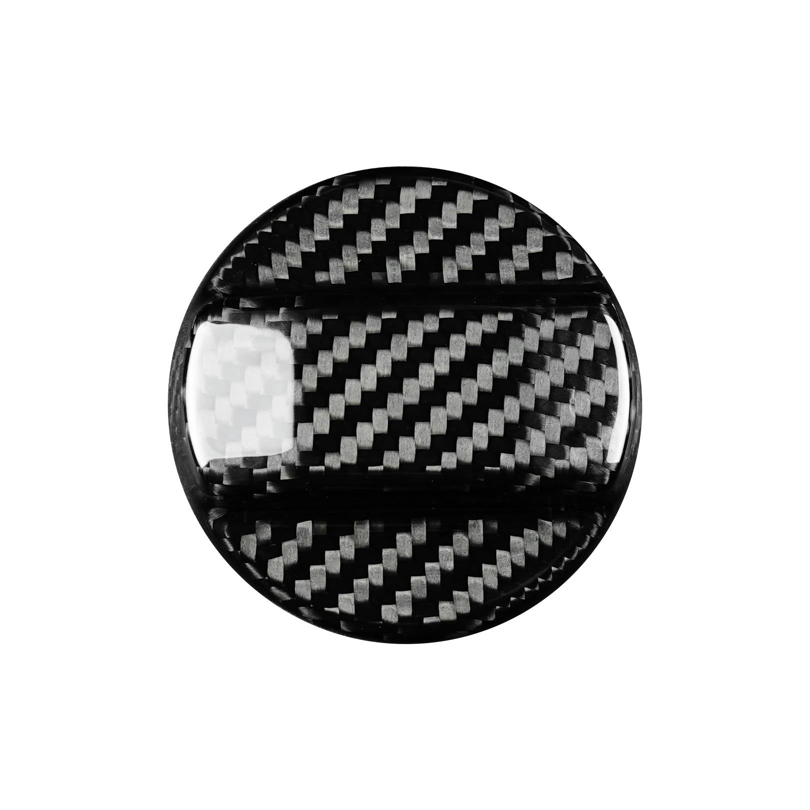 Volkswagen Golf Sagitar MK5 Dry Carbon Fiber Inner Fuel Filler Cap Cover