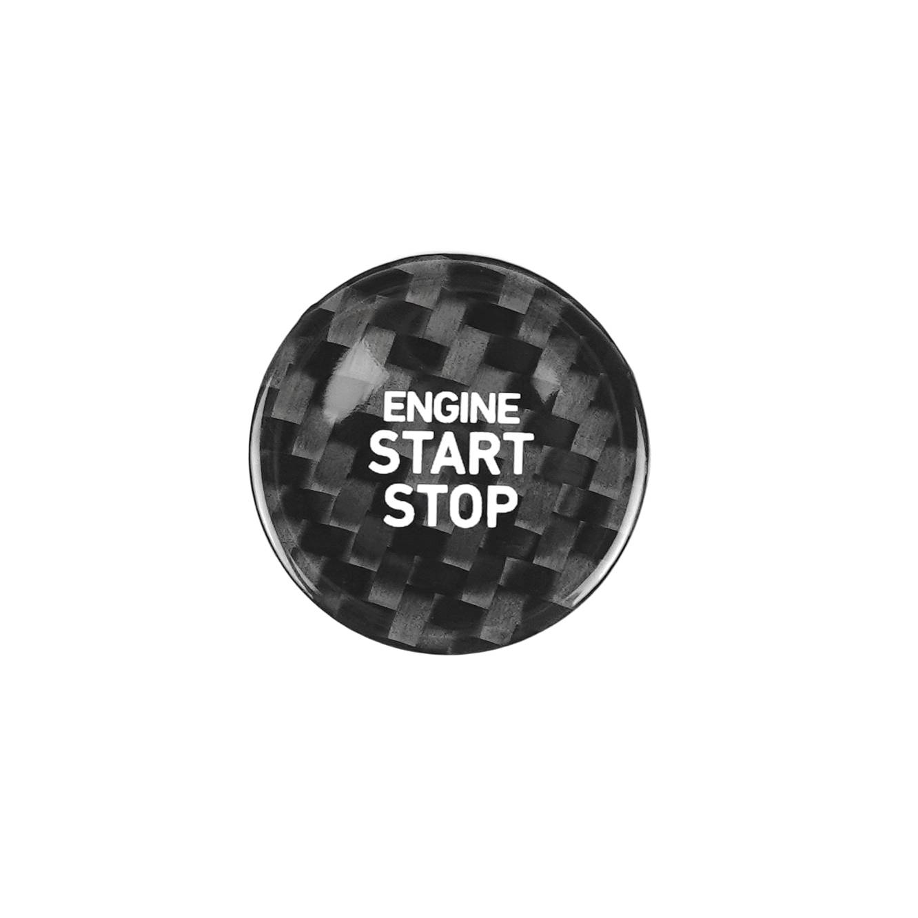 Genesis G70 G80 G90 GV70 GV80 GV60 Dry Carbon Fiber Engine Start/Stop Button Cover