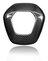 Chevrolet Corvette C8 Dry Carbon Fiber Steering Wheel Airbag Cover