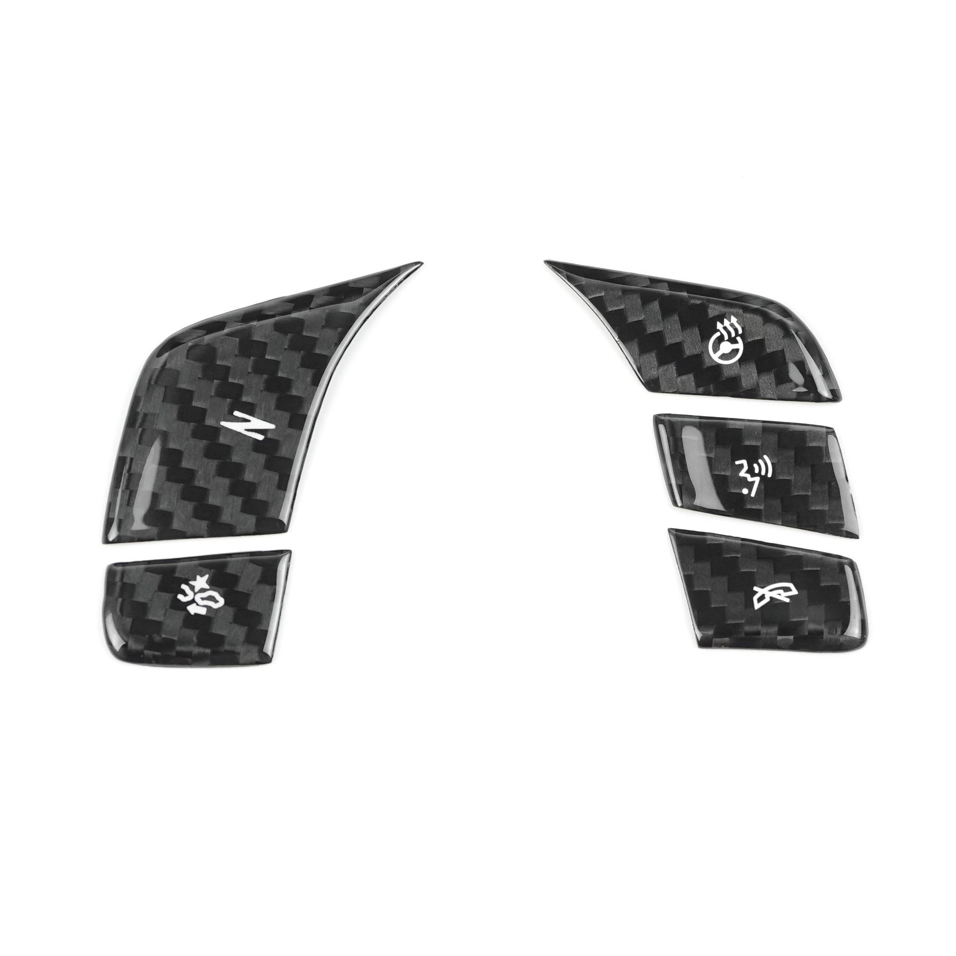 Chevrolet Corvette C8 Dry Carbon Fiber Steering Wheel Control Trim
