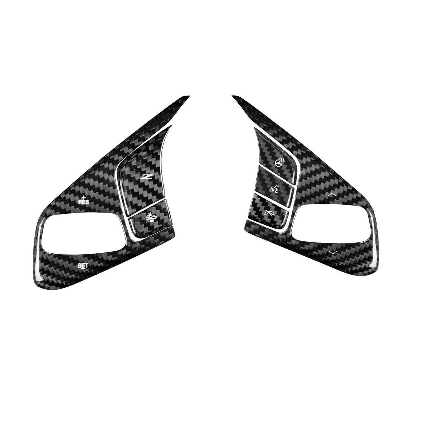 Chevrolet Corvette C8 Dry Carbon Fiber Steering Wheel Control Trim