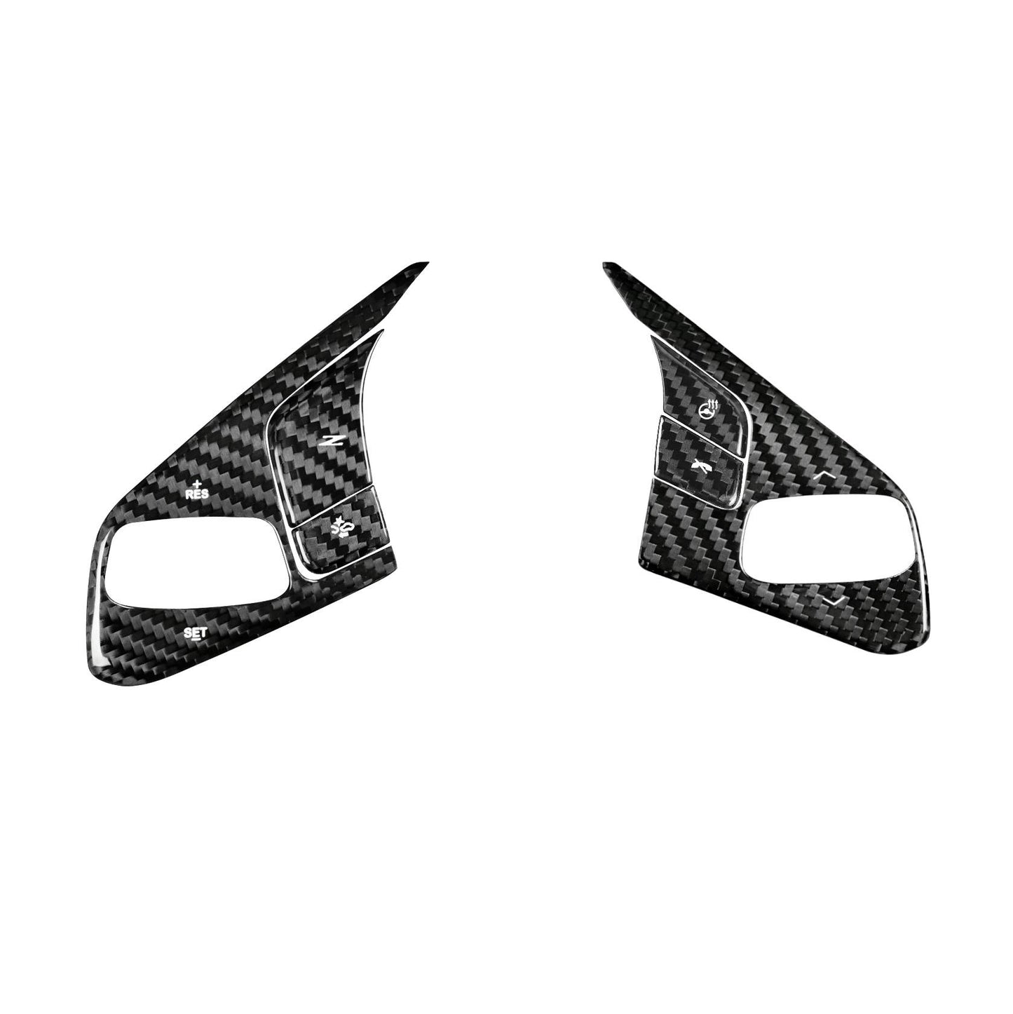 Chevrolet Corvette C8 Dry Carbon Fiber Steering Wheel Control Trim