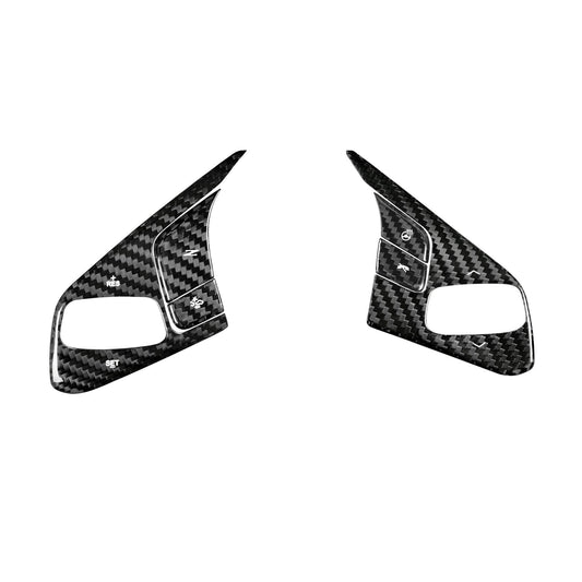 Chevrolet Corvette C8 Dry Carbon Fiber Steering Wheel Control Trim