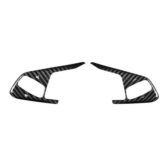 Chevrolet Corvette C8 Dry Carbon Fiber Steering Wheel Control Trim