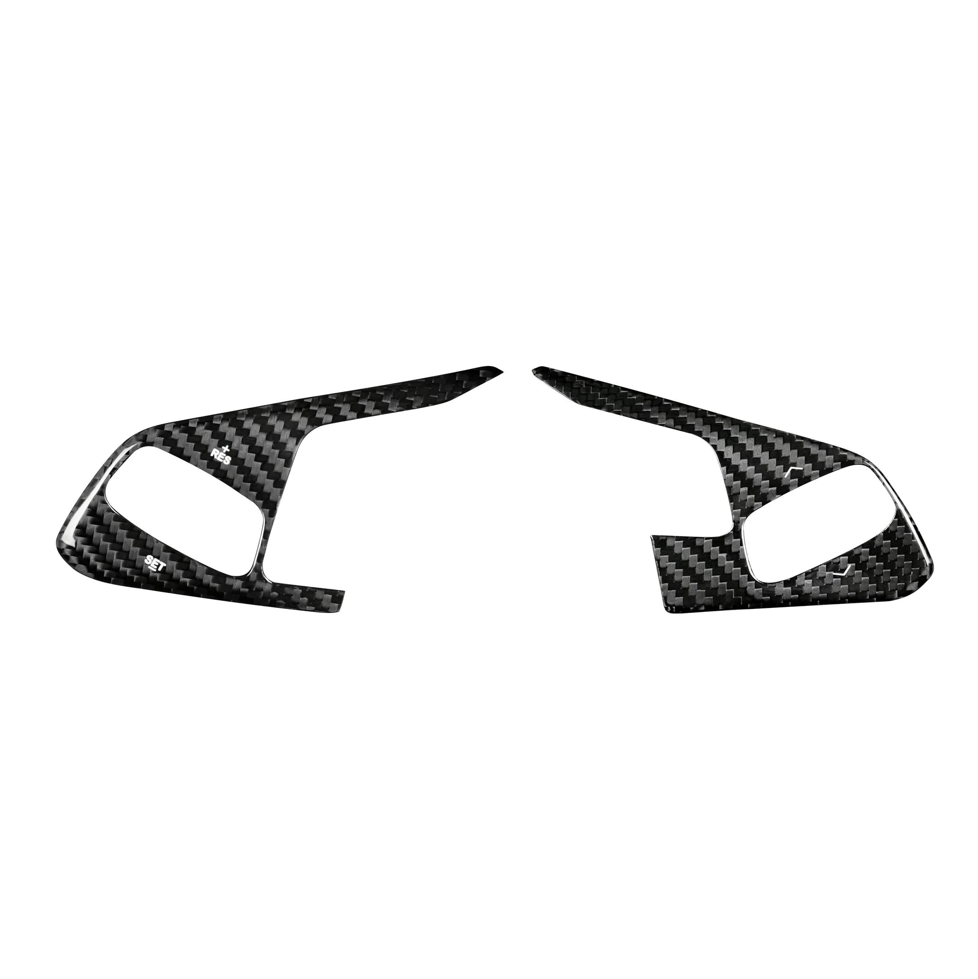Chevrolet Corvette C8 Dry Carbon Fiber Steering Wheel Control Trim