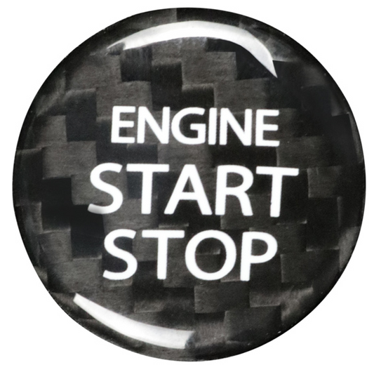 Suzuki Vitara Alivio S-Cross Kizashi Alto Ignis Swift Dry Carbon Fiber Engine Start/Stop Button Cover