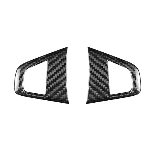 Renault Megane Fluence Dry Carbon Fiber Steering Wheel Control Trim