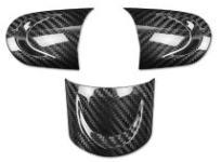 BMW MINI R55 R56 R57 Dry Carbon Fiber Steering Wheel Control and Lower Trim Set