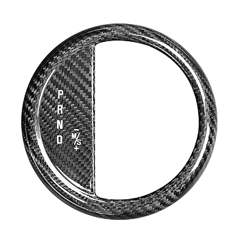 BMW MINI R50 Dry Carbon Fiber Gear Selector Panel Trim