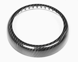 BMW MINI R50 Dry Carbon Fiber Gear Selector Panel Trim
