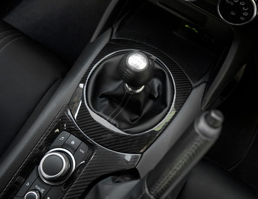 Mazda MX-5 Dry Carbon Fiber Gear Selector Panel Trim