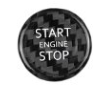 Nissan Sylphy Teana Dry Carbon Fiber Engine Start/Stop Button Cover