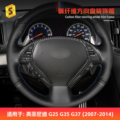 Infiniti G25 G35 G37 Dry Carbon Fiber Steering Wheel