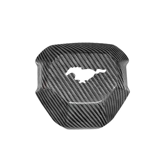 Ford Mustang Dry Carbon Fiber Steering Wheel Airbag Cover