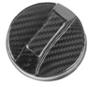 Kia Stinger K5 K3 KX5 KX3 K4 K2 Dry Carbon Fiber Inner Fuel Filler Cap Cover