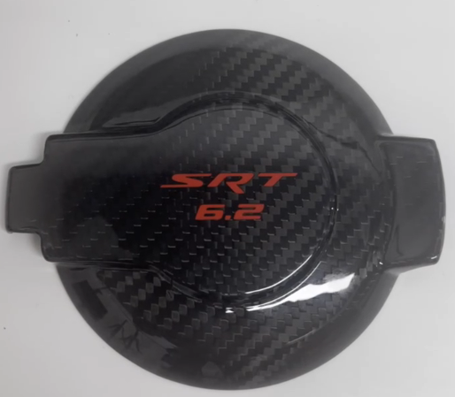 Dodge Challenger Dry Carbon Fiber Fuel Door Cover
