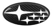 Subaru WRX Dry Carbon Fiber Emblem Trim